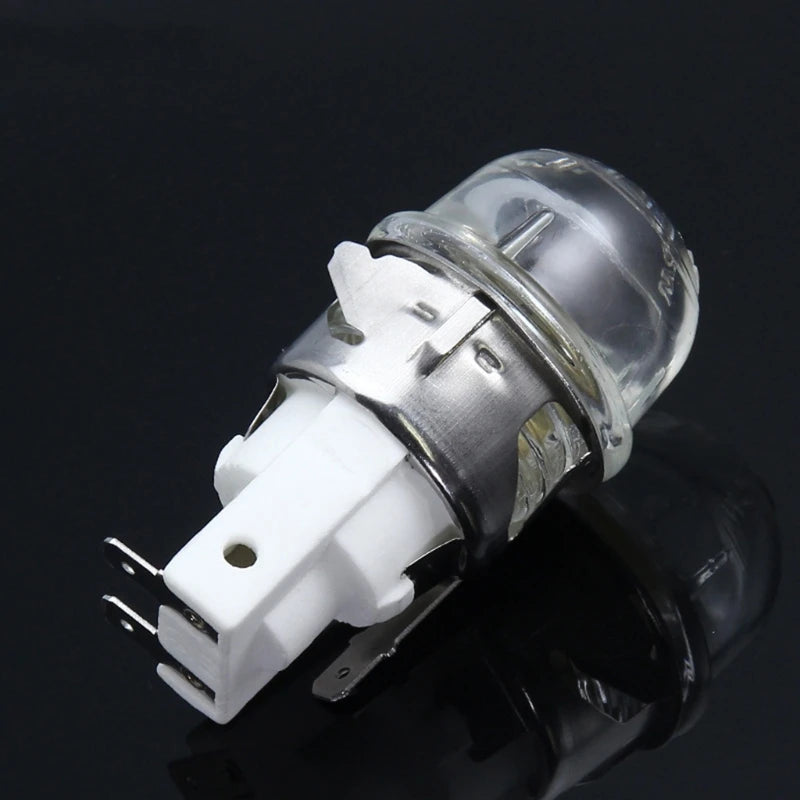 Oven Light Holder 25W round for Head/Flat for Head Tempered Glass 110V / 20CC