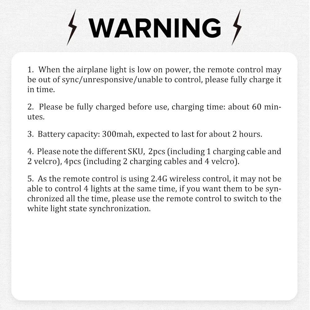 4PCS Wireless LED Drone Strobe Light for Motorcycle Car Bike Remote Control Anti-Collision Warning Light Signal Light