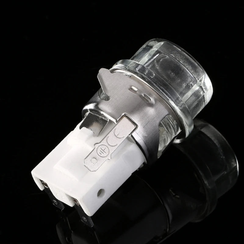 Oven Light Holder 25W round for Head/Flat for Head Tempered Glass 110V / 20CC