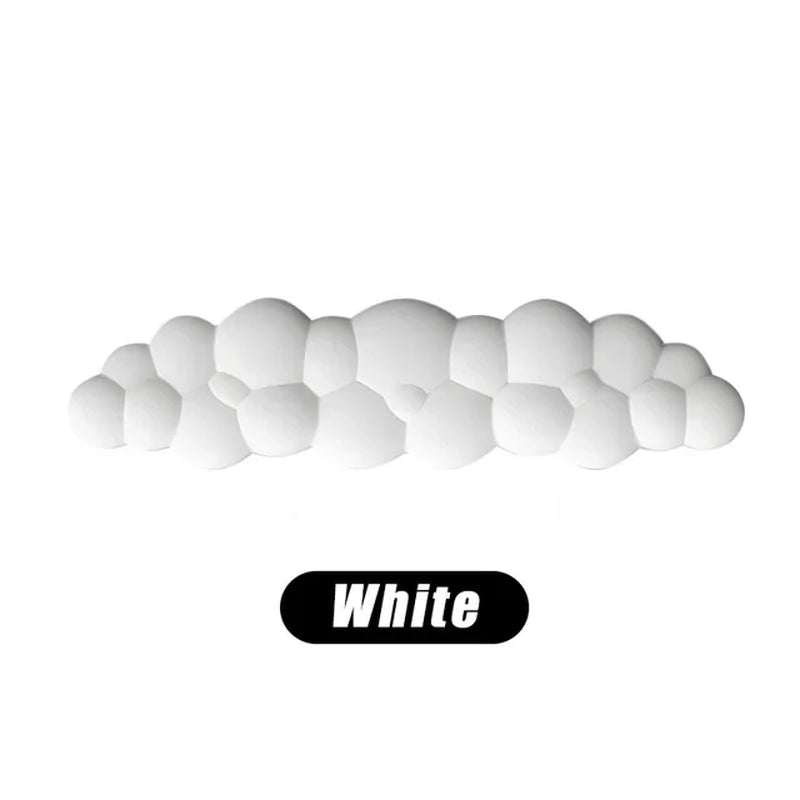 Keyboard Cloud Wrist Rest Pad,Cloud Mouse Arm Wrist Rest Cute Memory Foam Palm Rest with Non-Slip Suitable for Office Home