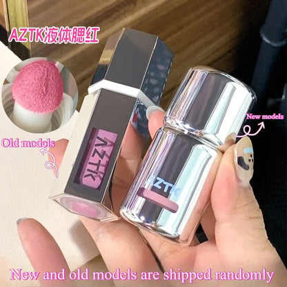 AZTK Jello Color Powder Liquid Blusher Rendering Moisturizing Beauty Expands and Contracts Liquid Cheek Face Blush Maquiagem