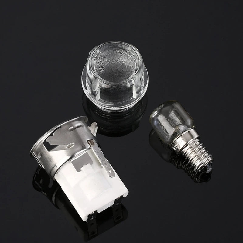Oven Light Holder 25W round for Head/Flat for Head Tempered Glass 110V / 20CC
