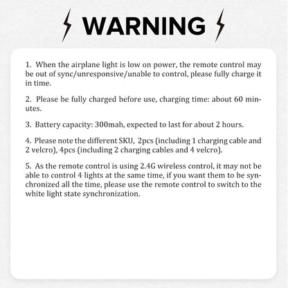 4PCS Wireless LED Drone Strobe Light for Motorcycle Car Bike Remote Control Anti-Collision Warning Light Signal Light